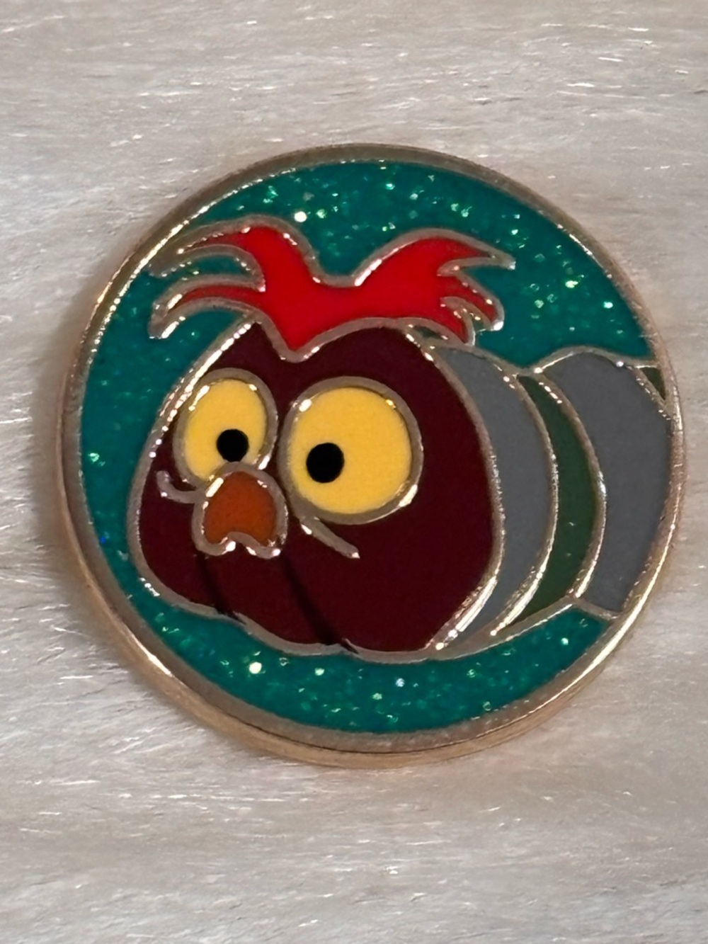 Disney Pink a la Mode Alice in Wonderland Micro Mystery Accordion Owl LE 300 Pin